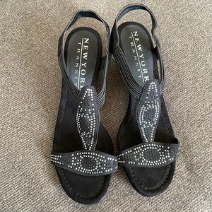 New York Transit Women Sz 9 1/2 sandal dress shoes